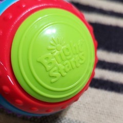 Bright Starts Sensory Textured Activity Ball Baby Toy, Multicolor, Unisex