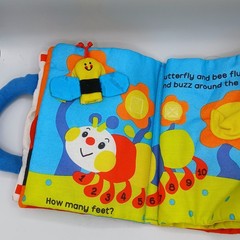 Melissa & Doug K’s Kids My First Activity Book Soft Baby Toy 8 Page
