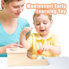 Busy edition Montessori Toys for Babies 6-12 Months Object Permanence Box Woo…