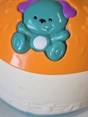 VTech Move and Crawl Ball Educational Rolling Baby Interactive Toy Works Cf