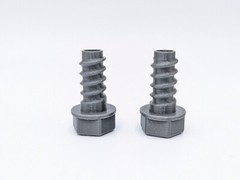 (2) [SILVER] Vtech Drill and Learn Replacement Screws