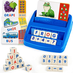 Coogam Matching Letter Game Alphabet Spelling Flash Cards Educational Toy Kids