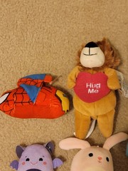 Set of 6 Small Soft Toys New Different Brands