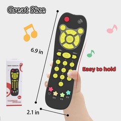 Safe and Fun Baby Remote Control Toy: Multi-Language Early Learning for Infants