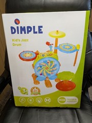Kids Toddler First Electric Drum kit Set With Mic And Seat CHILDREN MUSICAL TOY