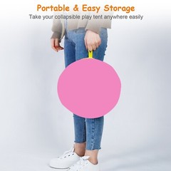 3 in 1 Kids Toddler Crawl Tunnel Play House Tent Ball Pit In/Outdoor Portable
