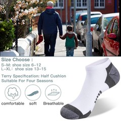 COOVAN 10 Pairs Mens Low Cut Socks Men 10 Pack Comfort Cushion Casual Socks
