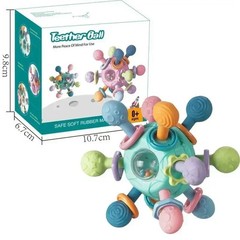 Share Baby Sensory Toys For 0-6 6-12 Months Food Grade Teething Toy Gift For Boy