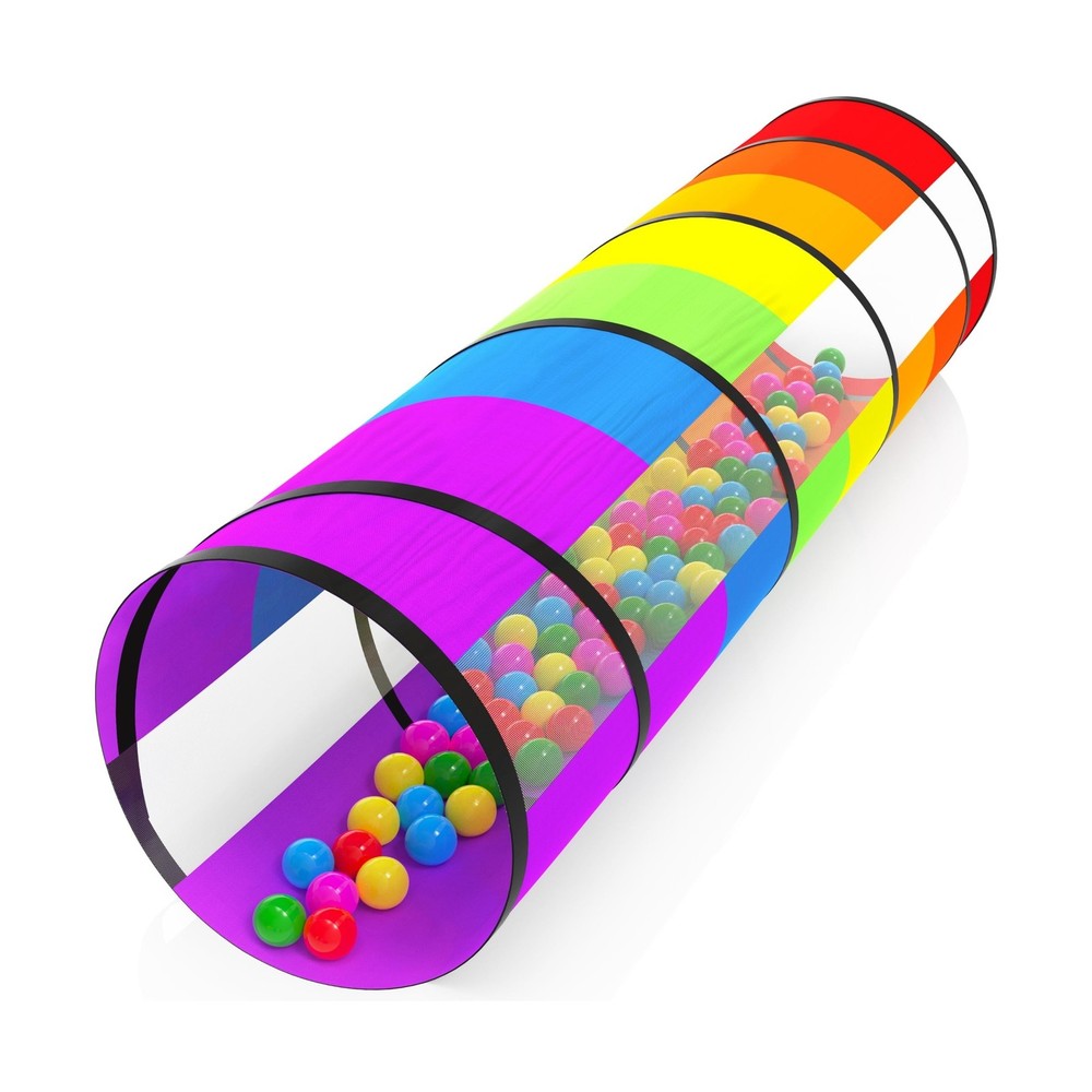 Kids Play Tunnel for Toddlers 70 x 21 Inch Colorful Pop-Up 1-3 … FAST USA SHIP