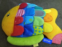 Melissa and Doug 13″ K’s Kids Flip Fish Crinkle Teether Mirror Plush