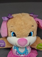 FISHER PRICE Laugh and Learn Smart Stages Puppy Sis Toddler Learning Stuffed Toy