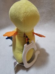 Eric Carle Duck Plush Activity Development Crinkle Teether Clip-On Toy Rattle