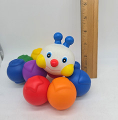 Melissa & Doug Build An Inchworm Snap Beads Caterpillar Infant Developmental Toy