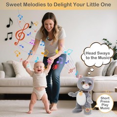 Interactive Stuffed Plush Animal Toy Mimicking Repeating What You Say,…