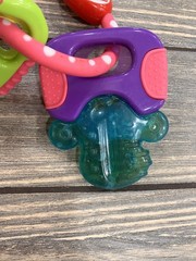 Nuby Keys Red Pink Ring Multi Color