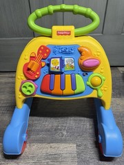 Fisher-Price Brilliant Basics Piano Musical Walker Push Toy Learning Activity