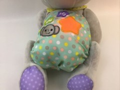 Vtech Explore And Crawl Gray Plush Elephant Sounds Baby Interactive Toy VIDEO