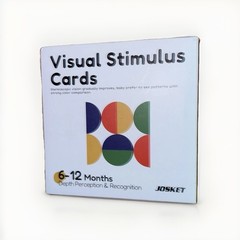 Infant VISUAL STIMULUS CARDS 2-Sided 5” Cards~Ages 6-12 Months JOSKET