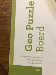 Guide Craft Geo Puzzle Board