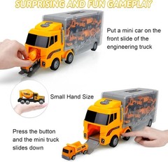 Construction Car Toy Set 13Pk Truck Vehicles Set Gift for Toddlers Boys