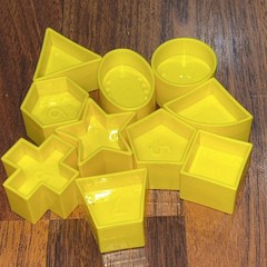 Tupperware Shape O Toy Kids Baby Toddler Development Sorting Ball Complete Set