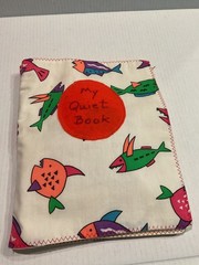 Vintage My Busy Quiet Book Cloth Handmade Moveable Interactive Pages 10”x12”