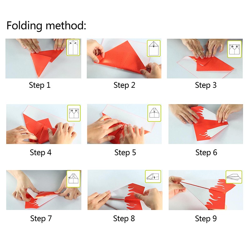 Airplane Rc Folding Paper Model DIY Motor Power Rc Plane Kids Toy Airplane Mode;
