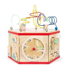 Small Foot XL Motor Skills Cube Move It Wooden Activity Toy Model 11051 NIB