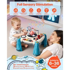 Uimoso Toddler Activity Table for 6+ Months with 60+ Sound Features