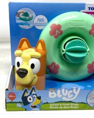 TOMY Toomies Bluey Splash and Float Bingo – Bath Toy Pour and Spin 18 months +