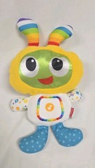 Fisher Price Groove & Glow Bright Beats BeatBo Plush Stuffed Toy Mini Bot Works