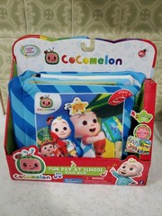 CoComelon Fun Day At School Soft Plush Interactive Musical Book – New
