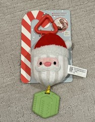 New Santa Sensory Toy Rattle 0+ Months Suny Days Food Grade Silicone NIP