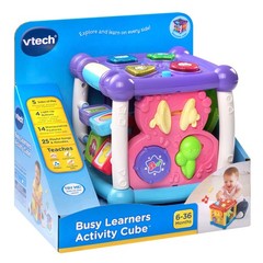 VTech Busy Learners Activity Cube, Purple Standard Packaging,