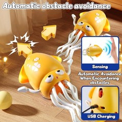 Dancing Squid Baby Toy Soft Wiggle Music Early Learning Toddler Gift Toy