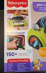 Fisher Price Laugh Learn Sit Steer Driver Electronic Learning Toy Toddlers 360