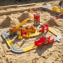 Construction Track Playset for Kids – STEM Engineering Toy