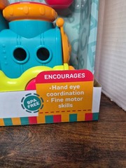 Playhop Hammer & Ball Train Engine Helps Hand/Eye Coordination & Fine Motor…