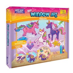 Imagimake Window Art Unicorn | Glass Painting Kit for Girls Age 5+ Glass paintin