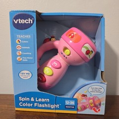 VTech Spin & Learn Color Flashlight Educational Baby Learning Toy 12-36 Months