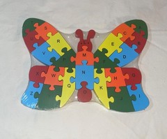 Montessori educational animal wooden toys puzzles alphabet numbers
