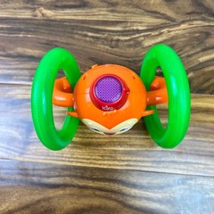 Bright Starts Light Up Roll Glow Monkey Developmental Play Learn Toy Works