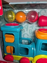 Playhop Hammer & Ball Train Engine Helps Hand/Eye Coordination & Fine Motor…