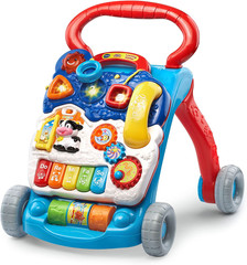 Sit-to-Stand Learning Walker with Frustration-Free Packaging, Blue