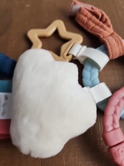 Itzy Ritzy Bitzy Bespoke Jingle Baby Travel Toy Rattle Cloud 0 months+