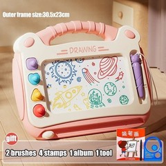 Kids Magnetic Drawing Board Cartoon Writing Pad Montessori Toy Erasable