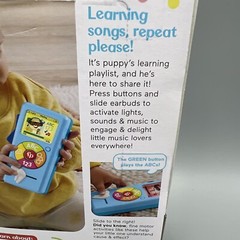 Fisher Price Laugh & Learn Puppy’s Music Player Interactive Toy Sound, 6-36m.