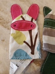 6 Pieces Felt Animals Finger Puppets For Baby Clown Seal Raccoon Elephant