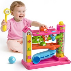 Musical Bilingual Ball Drop Toy w/ Lights – Toddler Gift 12–18 Months NEW