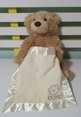 BABY GUND Peek-A-Boo Animated Interactive 12” Teddy Bear Plush 320193 BEIGE